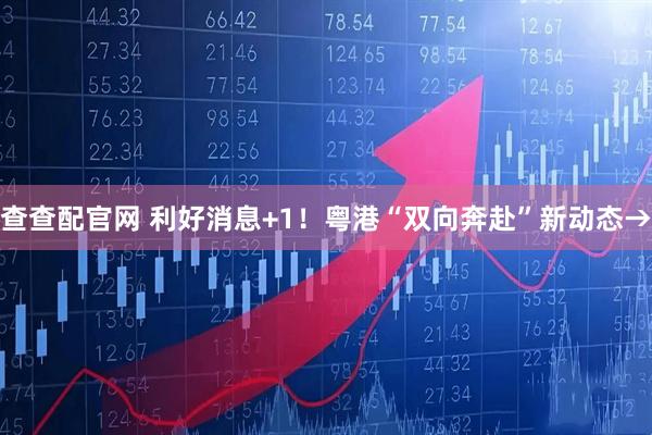 查查配官网 利好消息+1！粤港“双向奔赴”新动态→