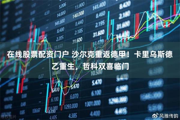 在线股票配资门户 沙尔克重返德甲！卡里乌斯德乙重生，哲科双喜临门
